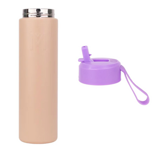 MontiiCo Insulated 700ml Sipper Lid Drink Bottle - Build your own