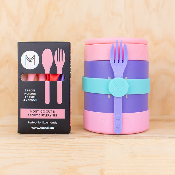 MONTIICO INSULATED FOOD JARS- 3 COLOURS AVAILABLE