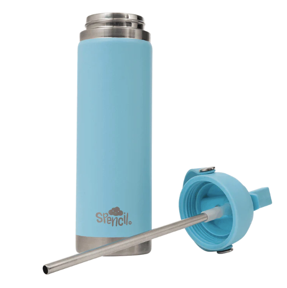 Spencil Big Insulated Water Bottle 650ml - Sky