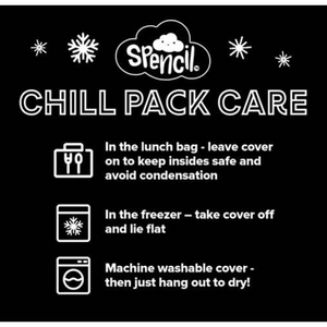 Spencil BIG COOLER LUNCH BAG + CHILL PACK AURORA