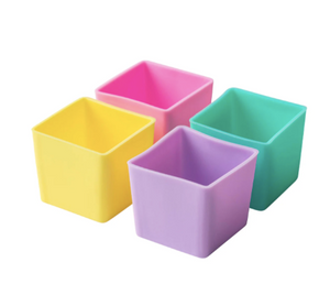 Munchbox - MUNCH CUPS - Pastel Squares (4 pieces)