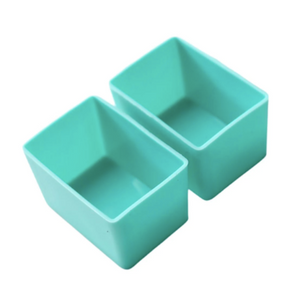 MUNCH CUPS - Aqua Rectangle