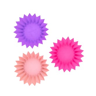 SILICONE CUPS - PINK LUNCH PUNCH JUMBO (3 pack)