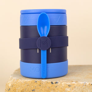 MONTIICO OUT AND ABOUT CUTLERY SET - BLUEBERRY