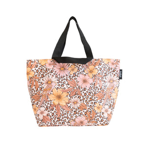 Shopper Tote Leopard Floral