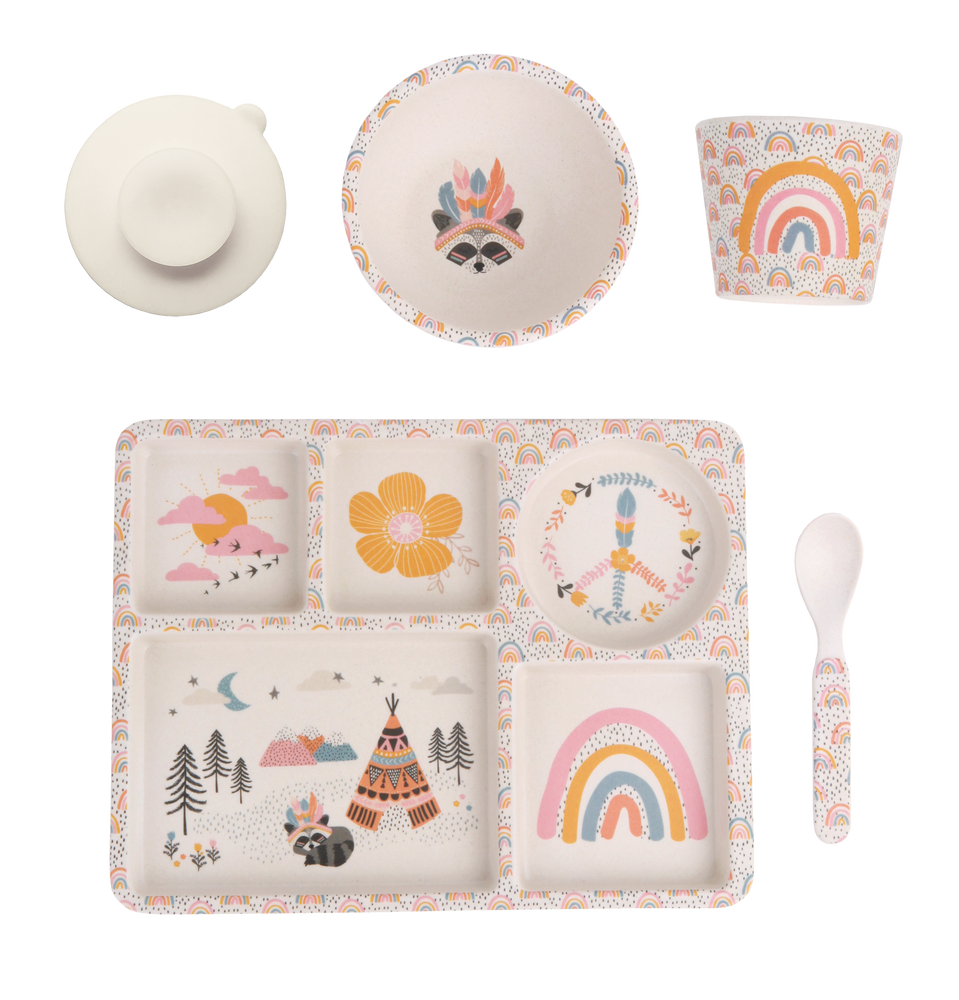 Love Mae divided Plate Set - Gypsy Girl