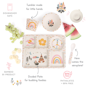 Love Mae divided Plate Set - Gypsy Girl