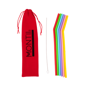 SILICONE STRAW SET - FRUITY POP MontiiCo