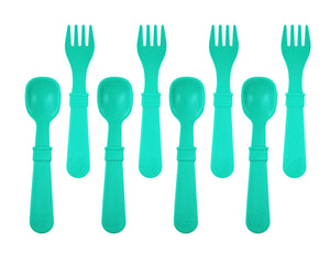 Re-Play Fork and Spoon Set of 8  (4 forks & 4 spoons)