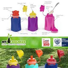 MY SQUEEZE REUSABLE FOOD POUCHES