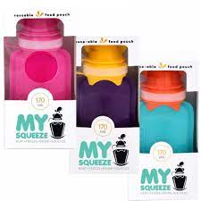 MY SQUEEZE REUSABLE FOOD POUCHES