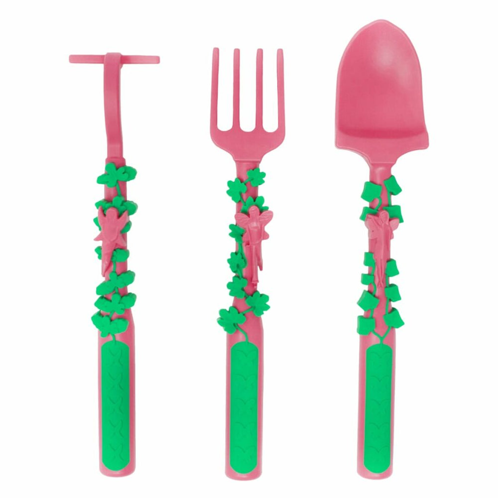 Garden Fairy Utensil & Plate Combo