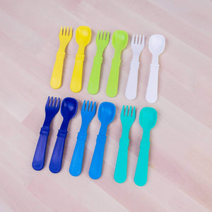 Re-Play Fork and Spoon Set of 8  (4 forks & 4 spoons)