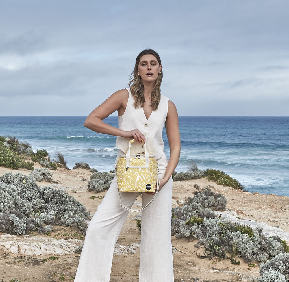 Mini Cooler Bags - Yellow Rose